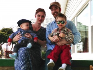 The Family Bethany, Me, Linus, and Gus